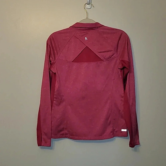 Women's size 8/10 medium Danskin Now COACH active wear long sleeve hot pink top - Picture 5 of 10